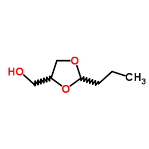 1,3-Dioxolane-4-methanol, 2-propyl-Structure,4379-23-1Structure 1,3-Dioxolane-4-methanol, 2-propyl- Structure,4379-23-1Structure