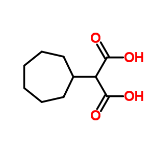 2-環(huán)庚基-丙二酸結(jié)構(gòu)式_4448-73-1結(jié)構(gòu)式