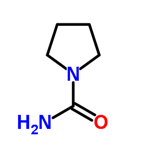 1-吡咯烷羧酰胺結(jié)構(gòu)式_4736-71-4結(jié)構(gòu)式