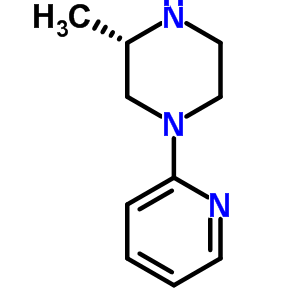 (3s)-(9ci)-3-甲基-1-(2-吡啶)-哌嗪結(jié)構(gòu)式_474417-42-0結(jié)構(gòu)式