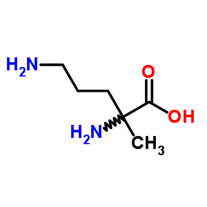 (9ci)-2-甲基-鳥(niǎo)氨酸結(jié)構(gòu)式_48047-94-5結(jié)構(gòu)式