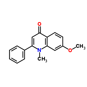 7-Methoxy-1-methyl-2-phenyl-quinolin-4-oneStructure,483-51-2Structure 7-Methoxy-1-methyl-2-phenyl-quinolin-4-one Structure,483-51-2Structure