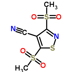 3,5-Bis(methylsulfonyl)thiazole-4-carbonitrileStructure,4886-22-0Structure 3,5-Bis(methylsulfonyl)thiazole-4-carbonitrile Structure,4886-22-0Structure