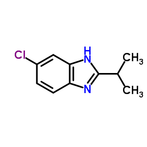 (9ci)-5-氯-2-(1-甲基乙基)-1H-苯并咪唑結(jié)構(gòu)式_4886-29-7結(jié)構(gòu)式