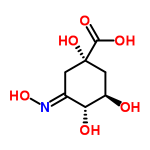 (1s,3r,4r,5e)-(9ci)-1,3,4-三羥基-5-(羥基亞氨基)-環(huán)己烷羧酸結(jié)構(gòu)式_494211-80-2結(jié)構(gòu)式