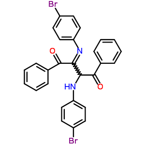 2-[(4-溴苯基)氨基]-3-(4-溴苯基)亞氨基-1,4-二苯基-丁烷-1,4-二酮結(jié)構(gòu)式_4944-68-7結(jié)構(gòu)式