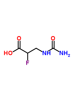 N-carbamoyl-2-fluoro-beta-alanineStructure,5006-64-4Structure N-carbamoyl-2-fluoro-beta-alanine Structure,5006-64-4Structure