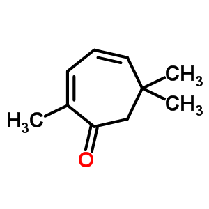 2,6,6-Trimethyl-2,4-cycloheptadien-1-oneStructure,503-93-5Structure 2,6,6-Trimethyl-2,4-cycloheptadien-1-one Structure,503-93-5Structure