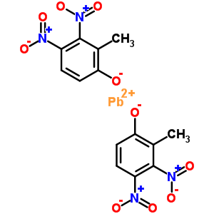 2-Methyldinitro-phenol lead saltStructure,50319-14-7Structure 2-Methyldinitro-phenol lead salt Structure,50319-14-7Structure