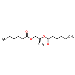 丙二醇二己酸酯結(jié)構(gòu)式_50343-36-7結(jié)構(gòu)式