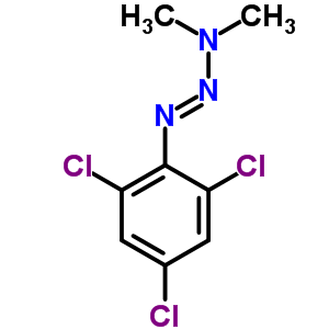 1-(2,4,6-Trichlorophenyl)-3,3-dimethyltriazeneStructure,50355-74-3Structure 1-(2,4,6-Trichlorophenyl)-3,3-dimethyltriazene Structure,50355-74-3Structure