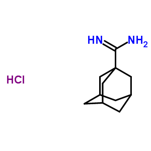Adamantane-1-carboxamidine hydrochlorideStructure,50417-14-6Structure Adamantane-1-carboxamidine hydrochloride Structure,50417-14-6Structure