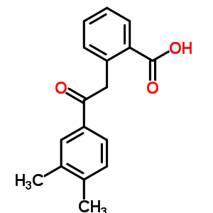2-(3,4-Dimethyl-β-oxophenethyl)benzoic acidStructure,50439-02-6Structure 2-(3,4-Dimethyl-β-oxophenethyl)benzoic acid Structure,50439-02-6Structure