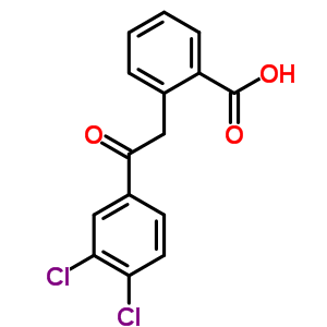2-(3,4-Dichloro-β-oxophenethyl)benzoic acidStructure,50439-10-6Structure 2-(3,4-Dichloro-β-oxophenethyl)benzoic acid Structure,50439-10-6Structure