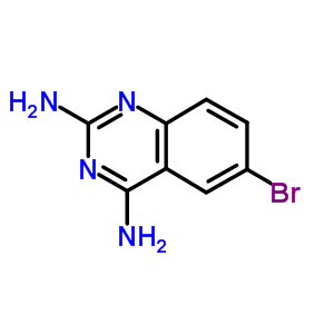 6-Bromo-quinazoline-2,4-diamineStructure,50440-75-0Structure 6-Bromo-quinazoline-2,4-diamine Structure,50440-75-0Structure
