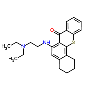 1-(Beta-diethylaminoethylamino)-3,4-cyclohexenothiaxanthoneStructure,50536-91-9Structure 1-(Beta-diethylaminoethylamino)-3,4-cyclohexenothiaxanthone Structure,50536-91-9Structure