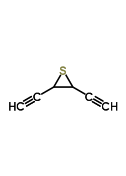 Trans-2,3-diethynyl-thiiraneStructure,50555-55-0Structure Trans-2,3-diethynyl-thiirane Structure,50555-55-0Structure