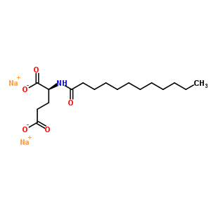 Disodium (2s)-2-(dodecanoylamino)pentanedioateStructure,50622-20-3Structure Disodium (2s)-2-(dodecanoylamino)pentanedioate Structure,50622-20-3Structure