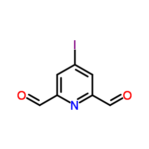 4-Iodo-2,6-pyridinedicarboxaldehydeStructure,506423-88-7Structure 4-Iodo-2,6-pyridinedicarboxaldehyde Structure,506423-88-7Structure