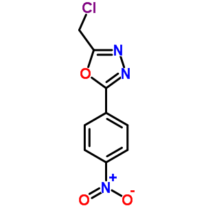 2-(Chloromethyl)-5-(4-nitrophenyl)-1,3,4-oxadiazoleStructure,50677-30-0Structure 2-(Chloromethyl)-5-(4-nitrophenyl)-1,3,4-oxadiazole Structure,50677-30-0Structure