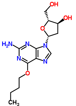 O(6)-n-butyldeoxyguanosineStructure,50704-48-8Structure O(6)-n-butyldeoxyguanosine Structure,50704-48-8Structure
