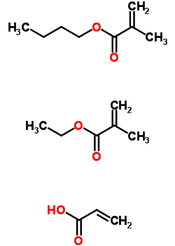 2-Methyl-2-propenoic acid butyl ester polymer with ethyl 2-methyl-2-propenoate and 2-propenoic acidStructure,50861-78-4Structure 2-Methyl-2-propenoic acid butyl ester polymer with ethyl 2-methyl-2-propenoate and 2-propenoic acid Structure,50861-78-4Structure