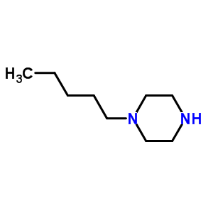1-(1-戊基)哌嗪結(jié)構(gòu)式_50866-75-6結(jié)構(gòu)式