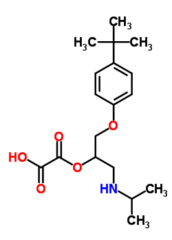 1-(Isopropylamino)-3-(4-tert-butylphenoxy)-2-propanol hydrogen oxalateStructure,51023-57-5Structure 1-(Isopropylamino)-3-(4-tert-butylphenoxy)-2-propanol hydrogen oxalate Structure,51023-57-5Structure