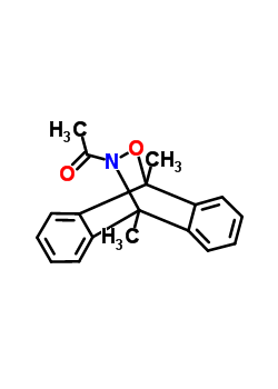 9,10-(Epoxyimino)anthracene, 11-acetyl-9,10-dihydro-9,10-dimethyl-Structure,51029-28-8Structure 9,10-(Epoxyimino)anthracene, 11-acetyl-9,10-dihydro-9,10-dimethyl- Structure,51029-28-8Structure