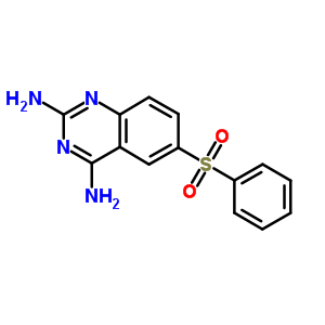 2,4-Quinazolinediamine, 6-(phenylsulfonyl)-Structure,51123-24-1Structure 2,4-Quinazolinediamine, 6-(phenylsulfonyl)- Structure,51123-24-1Structure