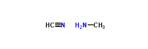 Hydrocyanic acid-methanamine (1:1)Structure,51283-79-5Structure Hydrocyanic acid-methanamine (1:1) Structure,51283-79-5Structure