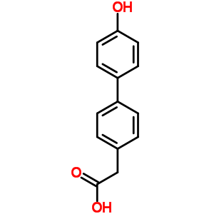P-羥基聯(lián)苯乙酸結構式_51350-23-3結構式