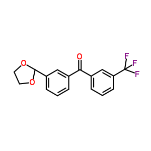 3-(1,3-Dioxolan-2-yl)-3’-trifluoromethylbenzophenoneStructure,514802-37-0Structure 3-(1,3-Dioxolan-2-yl)-3’-trifluoromethylbenzophenone Structure,514802-37-0Structure