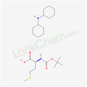 N-cyclohexylcyclohexanamine, (2s)-4-methylsulfanyl-2-(tert-butoxycarbonylamino)butanoic acidStructure,51537-18-9Structure N-cyclohexylcyclohexanamine, (2s)-4-methylsulfanyl-2-(tert-butoxycarbonylamino)butanoic acid Structure,51537-18-9Structure