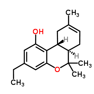 乙基-delta-8-四氫大麻酚結構式_51768-58-2結構式