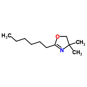 2-Hexyl-4,4-dimethyl-5h-1,3-oxazoleStructure,51849-53-7Structure 2-Hexyl-4,4-dimethyl-5h-1,3-oxazole Structure,51849-53-7Structure