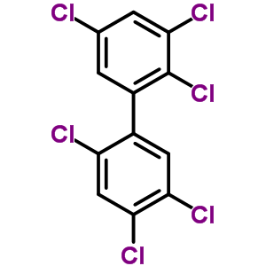 2,2’,3,4,5,5’-HexachlorobiphenylStructure,51908-16-8Structure 2,2’,3,4,5,5’-Hexachlorobiphenyl Structure,51908-16-8Structure