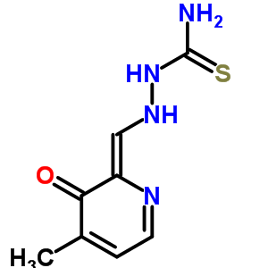 3-Hydroxy-4-methylpyridine-2-carboxaldehyde thiosemicarbazoneStructure,51984-35-1Structure 3-Hydroxy-4-methylpyridine-2-carboxaldehyde thiosemicarbazone Structure,51984-35-1Structure