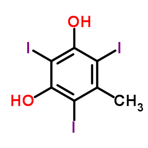 2,4,6-Triiodo-5-methylresorcinolStructure,52273-49-1Structure 2,4,6-Triiodo-5-methylresorcinol Structure,52273-49-1Structure