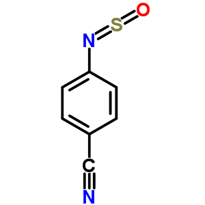 4-(亞磺?；被?苯甲腈結(jié)構(gòu)式_52326-09-7結(jié)構(gòu)式