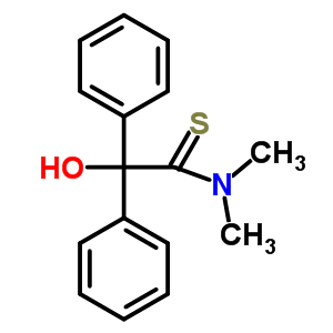 2-Hydroxy-n,n-dimethyl-2,2-diphenyl-ethanethioamideStructure,52417-36-4Structure 2-Hydroxy-n,n-dimethyl-2,2-diphenyl-ethanethioamide Structure,52417-36-4Structure