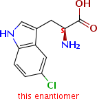 (S)-2-amino-3-(5-chloro-1h-indol-3-yl)-propionic acidStructure,52448-15-4Structure (S)-2-amino-3-(5-chloro-1h-indol-3-yl)-propionic acid Structure,52448-15-4Structure