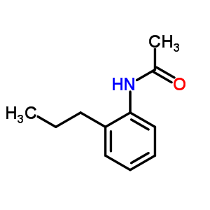 2-丙基乙酰苯胺結(jié)構(gòu)式_52465-26-6結(jié)構(gòu)式
