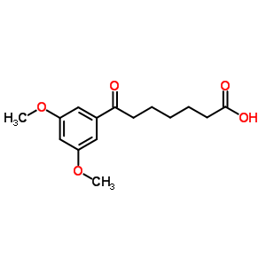 7-(3,5-Dimethoxyphenyl)-7-oxoheptanoic acidStructure,52483-27-9Structure 7-(3,5-Dimethoxyphenyl)-7-oxoheptanoic acid Structure,52483-27-9Structure