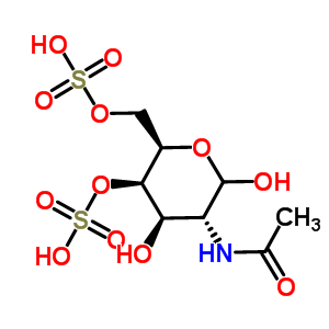 (2S,3r,4s,5r)-2-乙酰氨基-3,5-二羥基-1-氧代-4,6-二硫氧基-己烷結(jié)構(gòu)式_52510-51-7結(jié)構(gòu)式
