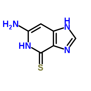 6-Thio-3-deazaguanineStructure,52605-85-3Structure 6-Thio-3-deazaguanine Structure,52605-85-3Structure