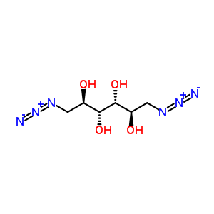 1,6-Diazido-1,6-dideoxy-d-mannitolStructure,52868-75-4Structure 1,6-Diazido-1,6-dideoxy-d-mannitol Structure,52868-75-4Structure