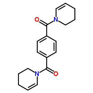 1,1’-(1,4-Phenylenedicarbonyl)bis(1,2,3,4-tetrahydropyridine)Structure,52881-77-3Structure 1,1’-(1,4-Phenylenedicarbonyl)bis(1,2,3,4-tetrahydropyridine) Structure,52881-77-3Structure