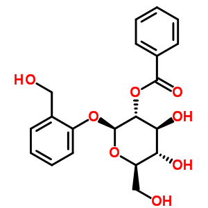 2-(Hydroxymethyl)phenyl beta-d-glucopyranoside 2-benzoateStructure,529-66-8Structure 2-(Hydroxymethyl)phenyl beta-d-glucopyranoside 2-benzoate Structure,529-66-8Structure