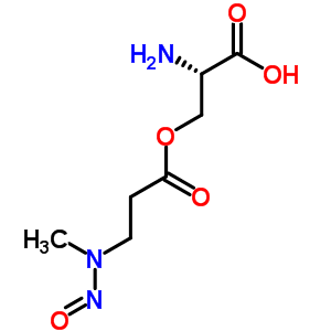 O-(n-亞硝基-n-甲基-beta-丙氨?；?-l-絲氨酸結(jié)構(gòu)式_52977-61-4結(jié)構(gòu)式